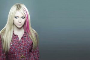 Avril Lavigne, Blue eyes, Blonde