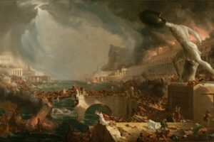 Thomas Cole, The Course of Empire: Destruction, Painting, Classic art