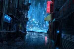rain, City