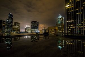 urban exploration, Cityscape, Rooftops, Night