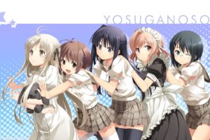 Yosuga no Sora, Anime girls, Kasugano Sora, Amatsume Akira, Migiwa Kazuha, Yorihime Nao
