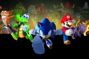Super Mario, Sonic the Hedgehog, Crash Bandicoot, Spyro