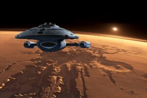 Star Trek, USS Voyager, Spaceship, Space
